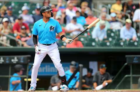 JUPITER, FL – MARCH 10: Miguel Rojas #19 of the Miami Marlins. (Photo by Rich Schultz/Getty Images)