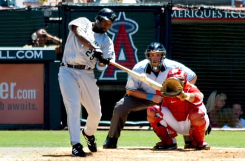 Carlos Delgado of the Florida Marlins. (Photo by Kirby Lee/Getty Images)