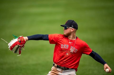 BOSTON, MA – JULY 10: Alex Verdugo #99 of the Boston Red Sox. (Photo by Billie Weiss/Boston Red Sox/Getty Images)