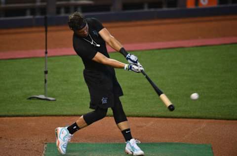 MIAMI, FLORIDA – JULY 03: Miguel Rojas #19 of the Miami Marlins. (Photo by Mark Brown/Getty Images)