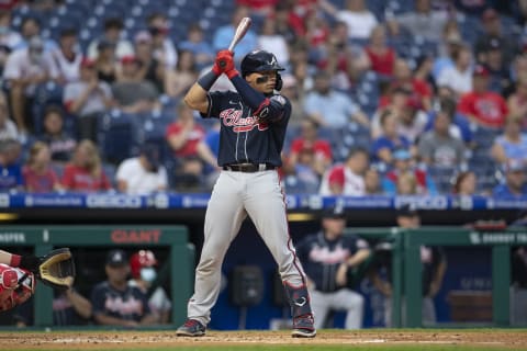 Catcher William Contreras of the Atlanta Braves (Photo by Mitchell Leff/Getty Images)