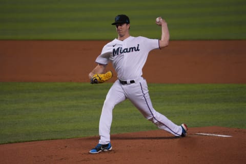 Starting Pitcher Trevor Rogers of the Miami Marlins (Photo by Mark Brown/Getty Images)