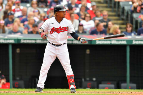 Cleveland Guardians third baseman Jose Ramirez (Photo by Jason Miller/Getty Images)