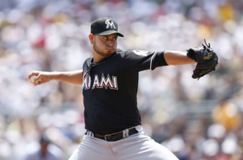 PITTSBURGH, PA – JULY 22: Anibal Sanchez #19 of the Miami Marlins. (Photo by Joe Robbins/Getty Images)