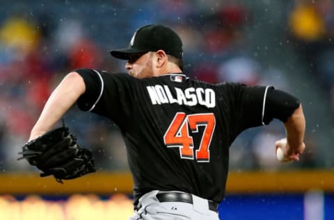 ATLANTA, GA – JULY 03: Ricky Nolasco #47 of the Miami Marlins. (Photo by Kevin C. Cox/Getty Images)