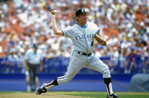 NEW YORK – CIRCA 1993: Charlie Hough #49 of the Florida Marlins. (Photo by Focus on Sport/Getty Images)