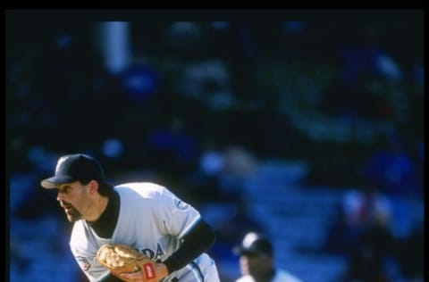 8 Apr 1997: Pitcher Robb Nen of the Florida Marlins. Jonathan Daniel /Allsport