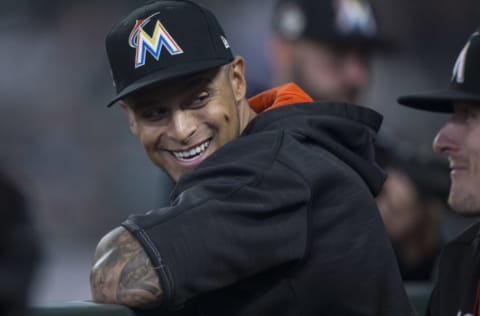 SEATTLE, WA – APRIL 19: A.J. Ramos #44 of the Miami Marlins. (Photo by Stephen Brashear/Getty Images)