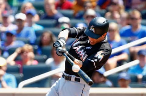 NEW YORK, NY – AUGUST 20: Christian Yelich #21 of the Miami Marlins. (Photo by Jim McIsaac/Getty Images)