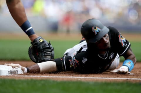 MILWAUKEE, WI – SEPTEMBER 17: Dee Gordon #9 of the Miami Marlins. (Photo by Dylan Buell/Getty Images)