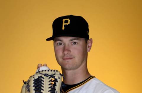 BRADENTON, FL – FEBRUARY 21: Jordan Milbrath #51 of the Pittsburgh Pirates poses for a photo during photo days at LECOM Park on February 21, 2018 in Bradenton, Florida. (Photo by Rob Carr/Getty Images)