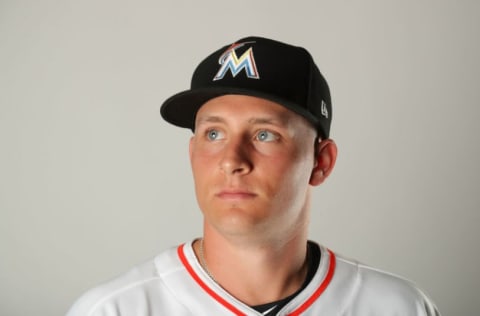 JUPITER, FL – FEBRUARY 22: Nick Neidert #87 of the Miami Marlins. (Photo by Streeter Lecka/Getty Images)