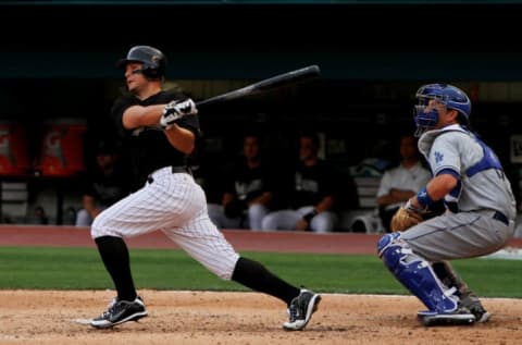 MIAMI – APRIL 11: Right fielder Cody Ross #12 of the Florida Marlins. (Photo by Doug Benc/Getty Images)