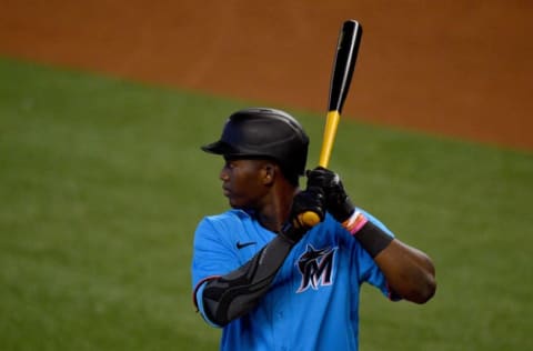 MIAMI, FLORIDA – JULY 16: Jesus Sanchez #76 of the Miami Marlins. (Photo by Mark Brown/Getty Images)