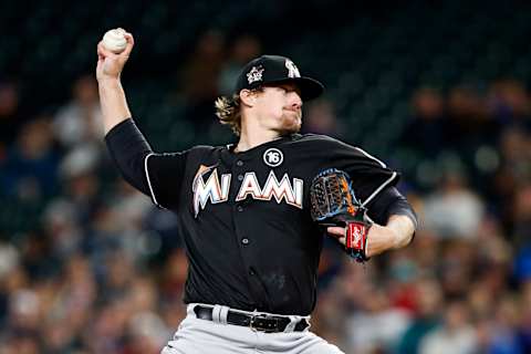 Will Miami Marlins pitcher Tom Koehler rebound or regress? Mandatory Credit: Joe Nicholson-USA TODAY Sports