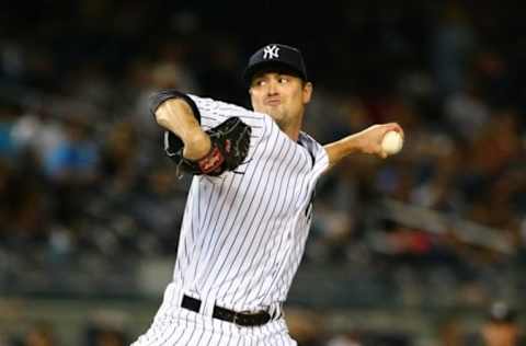 Sep 24, 2015; Bronx, NY, USA; New York Yankees pitcher 