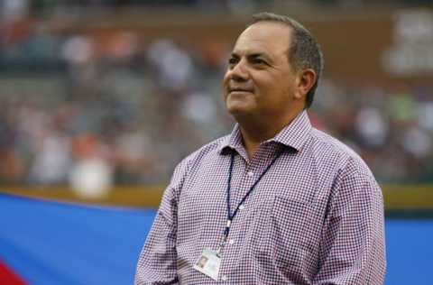 Aug 8, 2015; Detroit, MI, USA; Detroit Tigers executive vice president and general manager Al Avila before the game against the Boston Red Sox at Comerica Park. Mandatory Credit: Rick Osentoski-USA TODAY Sports