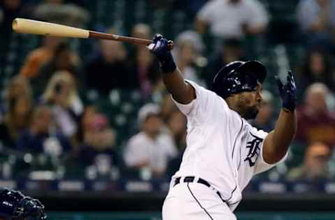 DETROIT, MI – SEPTEMBER 11: Christin Stewart #14 of the Detroit Tigers strikes out to end their game against the Houston Astros during the ninth inning at Comerica Park on September 11, 2018 in Detroit, Michigan. The Astros defeated the Tigers 5-4. (Photo by Duane Burleson/Getty Images)