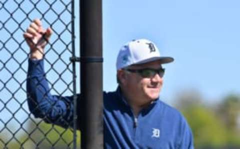 LAKELAND, FL – FEBRUARY 14: Detroit Tigers Executive Vice President of Baseball Operations and General Manager Al Avila looks on during Spring Training workouts at the TigerTown Complex on February 14, 2019 in Lakeland, Florida. (Photo by Mark Cunningham/MLB Photos via Getty Images)