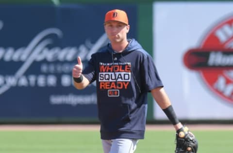 CLEARWATER, FL – Kody Clemens of the Detroit Tigers. (Photo by Mark Cunningham/MLB photos via Getty Images)