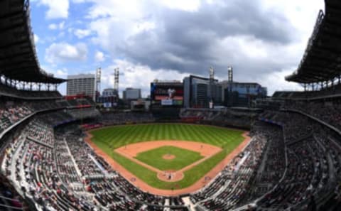 ATLANTA, GA – JULY 7: A general view of SunTrust Park during the game between the Atlanta Braves and the Miami Marlins on July 7, 2019 in Atlanta, Georgia. (Photo by Scott Cunningham/Getty Images)