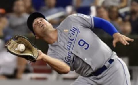 MIAMI, FL – SEPTEMBER 07: Ryan McBroom #9 of the Kansas City Royals. (Photo by Eric Espada/Getty Images)