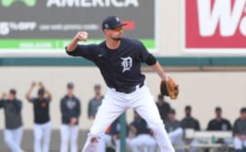 LAKELAND, FL – FEBRUARY 25: Jordy Mercer #9 of the Detroit Tigers (Photo by Mark Cunningham/MLB Photos via Getty Images)