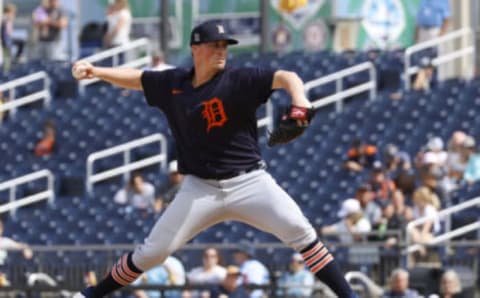 WEST PALM BEACH, FL – MARCH 9: Kyle Funkhouser #36 throws the ball against the Detroit Tigers of the Houston Astros during a spring training game at the FITTEAM Ballpark of the Palm Beaches on March 9, 2020 in West Palm Beach, Florida. (Photo by Joel Auerbach/Getty Images)