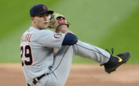 CHICAGO – Tarik Skubal pitches against the Chicago White Sox. (Photo by Ron Vesely/Getty Images)