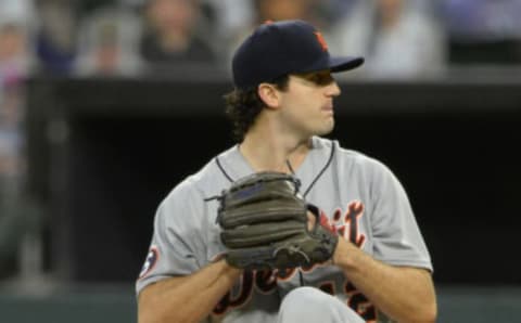 CHICAGO – AUGUST 19: Casey Mize #12 of the Detroit Tigers pitches during his Major League debut against the Chicago White Sox on August 19, 2020 at Guaranteed Rate Field in Chicago, Illinois. (Photo by Ron Vesely/Getty Images)