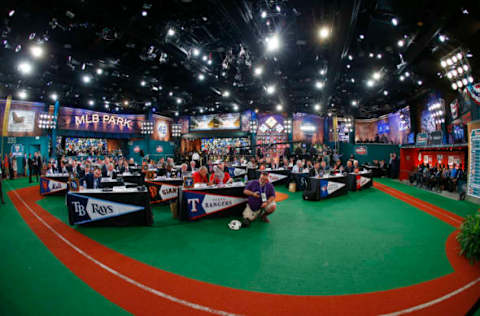 SECAUCUS, NJ – JUNE 5: Representatives from all 30 Major League Baseball teams fill Studio 42 during the MLB First-Year Player Draft at the MLB Network Studio on June 5, 2014 in Secacucus, New Jersey. (Photo by Rich Schultz/Getty Images)