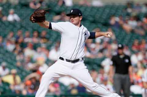 DETROIT, MI – JUNE 4: Justin Wilson #38 of the Detroit Tigers pitches against the Chicago White Sox during the ninth inning at Comerica Park on June 4, 2017 in Detroit, Michigan. Wilson recorded his second win in a 7-4 victory over the White Sox. (Photo by Duane Burleson/Getty Images)