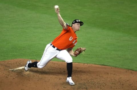 MIAMI, FL – JULY 09: Beau Burrows #55 of the Detroit Tigers and the U.S. Team delivers the pitch against the World Team during the SiriusXM All-Star Futures Game at Marlins Park on July 9, 2017 in Miami, Florida. (Photo by Rob Carr/Getty Images)