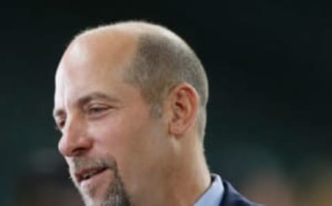 HOUSTON, TX – MAY 01: Former Atlanta Braves pitcher, Hall of Famer and MLB Network commentator John Smoltz at Minute Maid Park on May 1, 2018 in Houston, Texas. (Photo by Bob Levey/Getty Images)