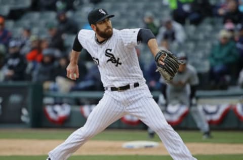 during the opening day game at Guaranteed Rate Field on April 4, 2017 in Chicago, Illinois. The Tigers defeated the White Sox 6-3. (Photo by Jonathan Daniel/Getty Images)