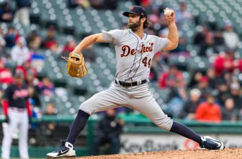 CLEVELAND, OH – APRIL 11: Daniel Norris #44 of the Detroit Tigers pitches during the second inning against the Cleveland Indians at Progressive Field on April 11, 2018 in Cleveland, Ohio. (Photo by Jason Miller/Getty Images)