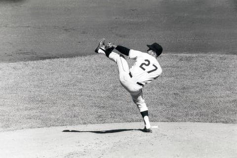 Juan Marichal of the San Francisco Giants, one the future Hall of Famers that Willie Horton faced in the 1965 All-Star Game. (Photo by Herb Scharfman/Sports Imagery/Getty Images)