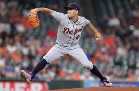 HOUSTON, TEXAS – Matthew Boyd delivers a pitch. (Photo by Carmen Mandato/Getty Images)