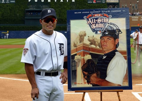 Ivan Rodriguez, circa 2005. (Photo by Dave Sandford/Getty Images)