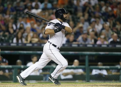 DETROIT, MI – JULY 5: Alex Avila #31 of the Detroit Tigers bats against the San Francisco Giants at Comerica Park on July 5, 2017, in Detroit, Michigan. (Photo by Duane Burleson/Getty Images)