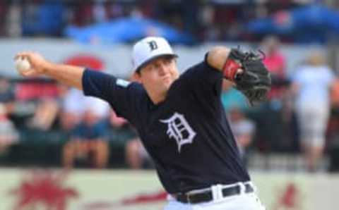 LAKELAND, FL – MARCH 04: Casey Mize #74 of the Detroit Tigers pitches during the Spring Training game against the St. Louis Cardinals at Publix Field at Joker Marchant Stadium on March 4, 2019 in Lakeland, Florida. The Tigers defeated the Cardinals 9-5. (Photo by Mark Cunningham/MLB photos via Getty Images)