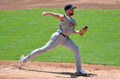 CINCINNATI, OH – JULY 26: Spencer Turnbull #56 of the Detroit Tigers pitches in the first inning against the Cincinnati Reds