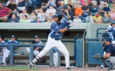 Riley Greene with the West Michigan Whitecaps, Aug. 9, 2019.Riley Greene