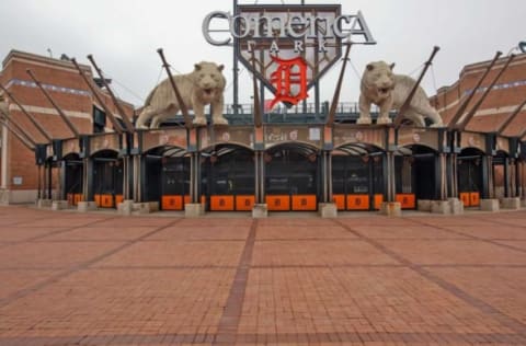 Comerica Park in downtown Detroit.