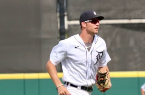 Detroit Tigers prospect Gage Workman during 2020 instructional league play in Lakeland, Florida