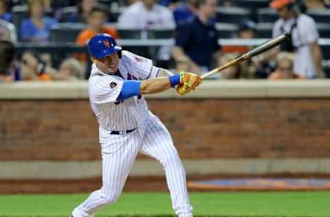 NEW YORK, NY – JULY 24: Asdrubal Cabrera #13 of the New York Mets hits an RBI single in the fourth inning against the San Diego Padres on July 24, 2018 at Citi Field in the Flushing neighborhood of the Queens borough of New York City. (Photo by Elsa/Getty Images)