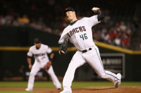 PHOENIX, AZ – AUGUST 21: Starting pitcher Patrick Corbin #46 of the Arizona Diamondbacks pitches against the Los Angeles Angels during the first inning of the MLB game at Chase Field on August 21, 2018 in Phoenix, Arizona. (Photo by Christian Petersen/Getty Images)