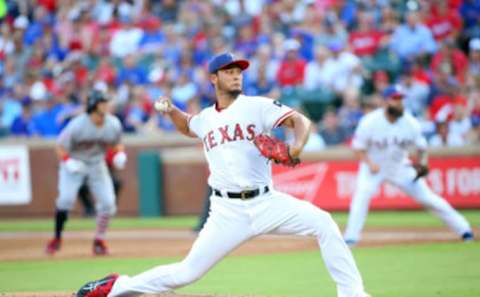 ARLINGTON, TX – JULY 04: Yu Darvish (Photo by Rick Yeatts/Getty Images)