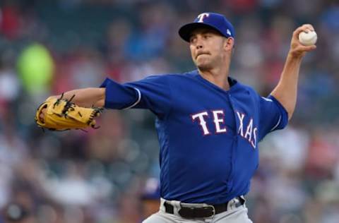 MINNEAPOLIS, MN – JUNE 22: Mike Minor #36 of the Texas Rangers delivers a pitch against the Minnesota Twins during the second inning of the game on June 22, 2018 at Target Field in Minneapolis, Minnesota. (Photo by Hannah Foslien/Getty Images)