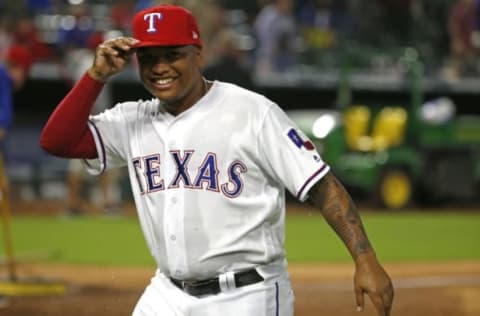 ARLINGTON, TX – SEPTEMBER 29: Willie Calhoun (Photo by Ron Jenkins/Getty Images)